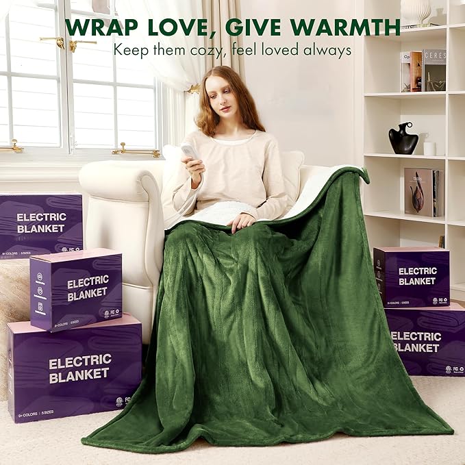 Electric Throw Blanket 50" x 60" - Image 8