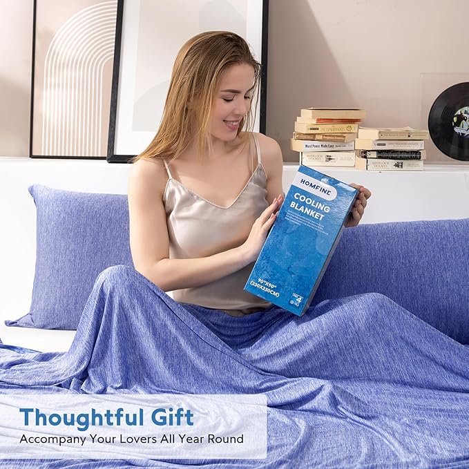 HOMFINE Cooling Blanket for Hot Sleepers - Image 7