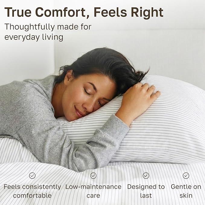 California Design Den Soft 100% Cotton Full Size Bed Sheets Set, 400 TC Good - Image 6