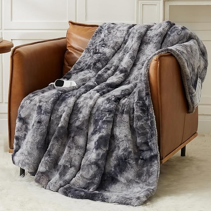 Homemate Heated Blanket Electric Throw by Homemate