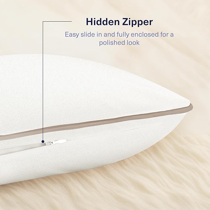 Kickoff Viscose Bamboo Pillowcase, 100% Organic Hidden Zippered Viscose Bamboo - Image 4
