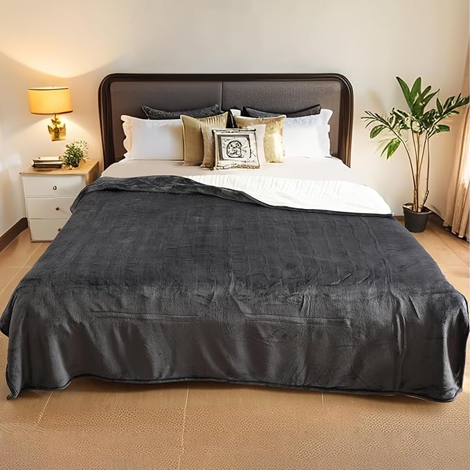 LaffyLo Electric Heated Blanket Full Size 72 x 84, Fast Heating Blanket - Image 2