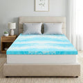 IULULU Twin Size Mattress Topper, 4 Inch Gel Memory Foam Topper, Plush Comfort by IULULU