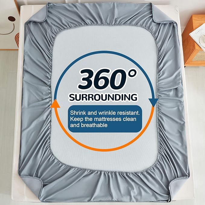 Ailemei Direct Cooling Thin Mattress Pad, King Size Mattress Topper - Image 7