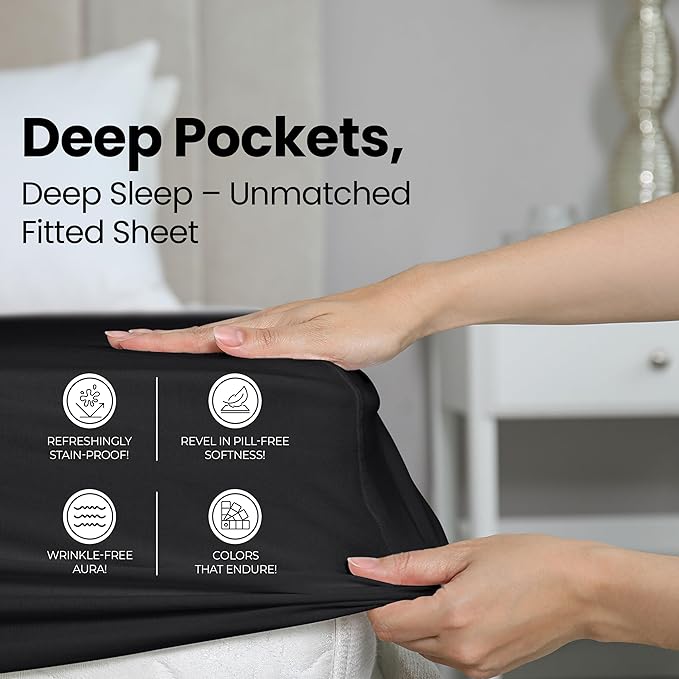 Utopia Bedding Twin Fitted Sheet - Image 4