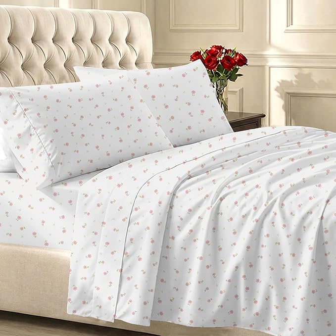 California Design Den Soft 100% Cotton Twin Size Bed Sheets Set, 400 Thread by CaliforniaDesignDen