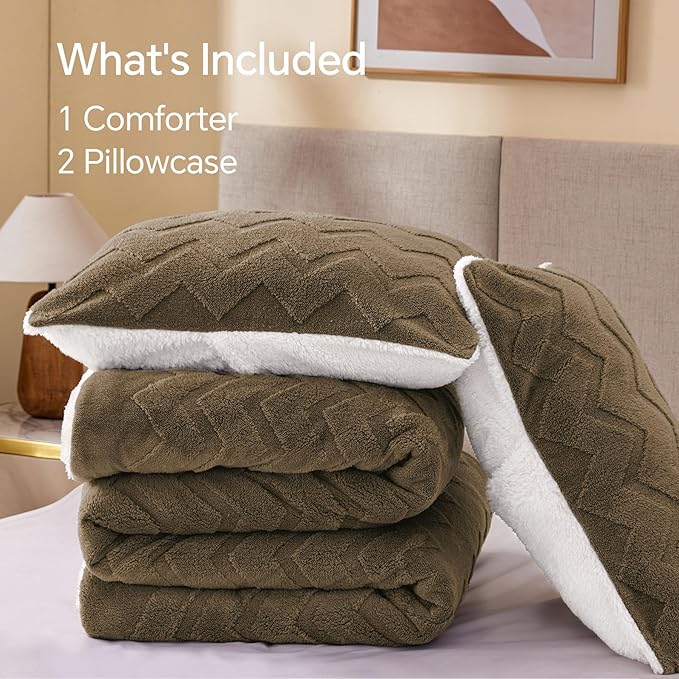 BEDELITE Fluffy Queen Comforter Set - Image 8