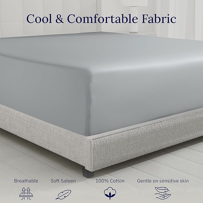 California Design Den Full Size Fitted Sheet Only - Image 8