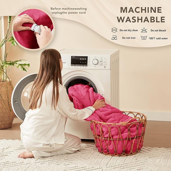 Homemate Electric Heated Blanket Twin Size - Image 7
