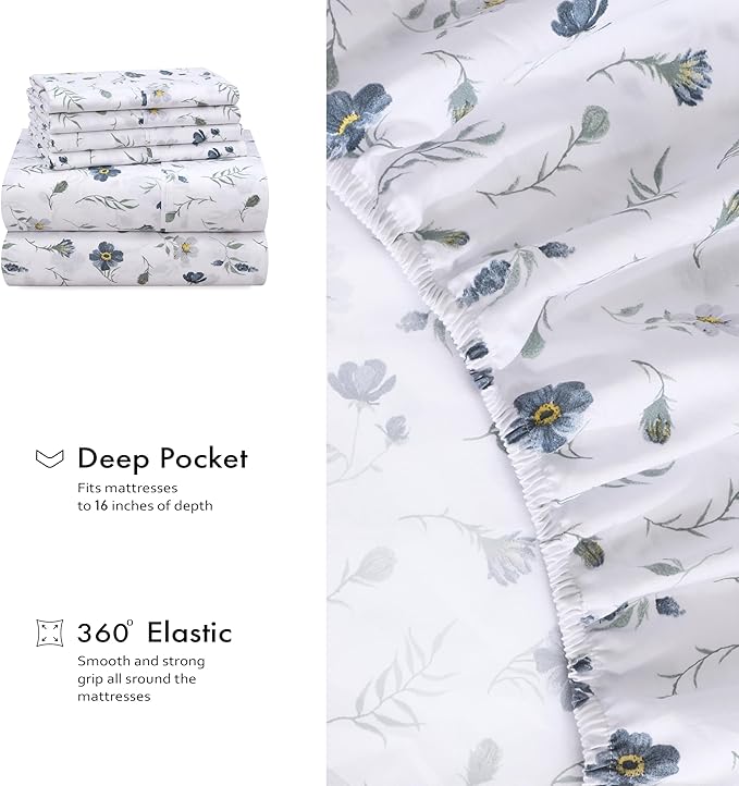 RUVANTI 4 Pcs Cotton Sheets - Image 7