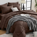 HEVUMYI Brown King Comforter Set by HEVUMYI
