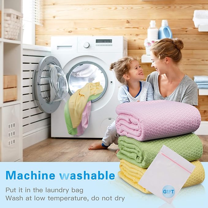 AmyHomie Cooling Blanket, 100% Rayon Derived from Bamboo, Cool Summer Blanket - Image 3