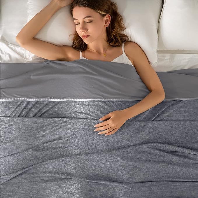TOPCEE Cooling Blanketfor Night Sweats Absorbs Heat to Keep Adults, Children by Topcee%E2%80%94ForYourGoodSleep