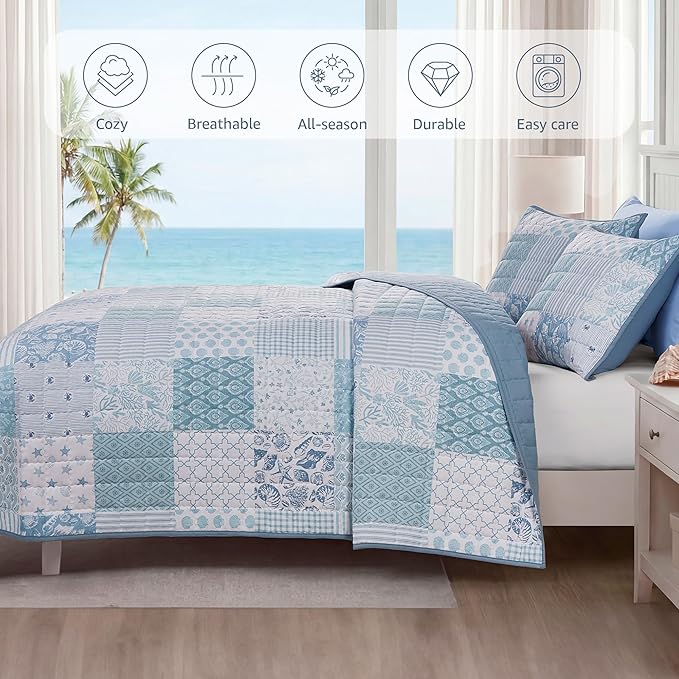 CASAAGUSTO Queen Quilt Set - Image 4