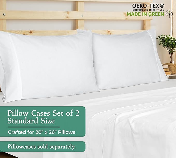 Royale Linens Standard Pillowcase Set of 2 - Image 2