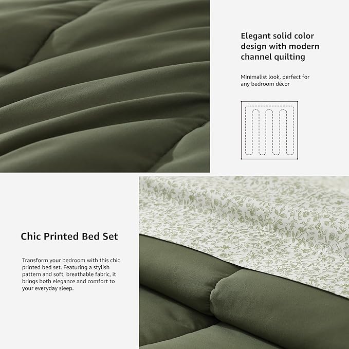 Monbix Queen Comforter Set - Image 5
