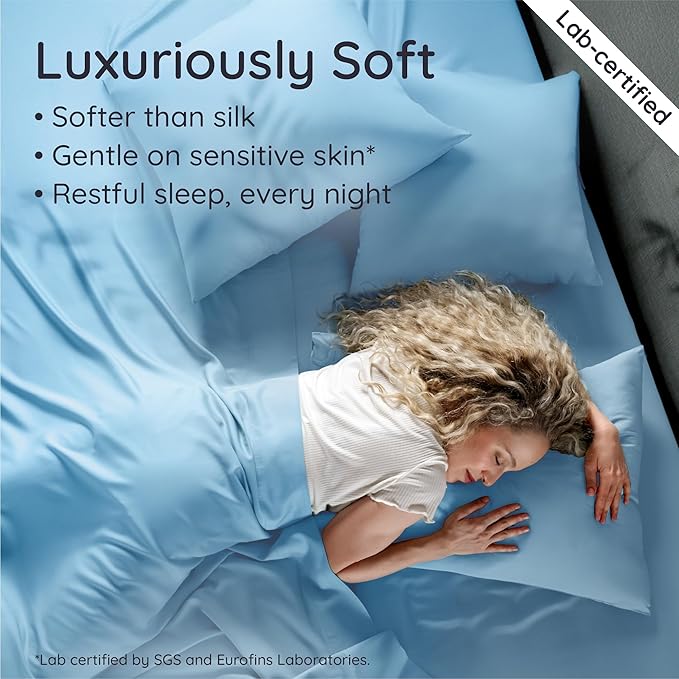 Bambaw 100% Viscose Derived from Bamboo Sheets King Size – 6pcs King Cooling - Image 4
