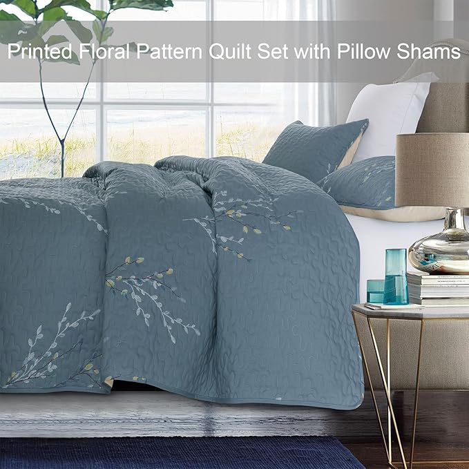 Exclusivo Mezcla Reversible Boho Quilts Queen Size - Image 2