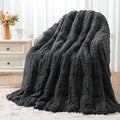Wemore Jacquard Fleece Weighted Blanket Twin Size 48" x 72" 12lbs, Ultra Soft by WemoreDirect