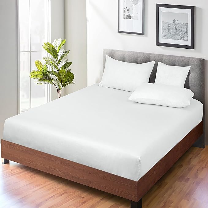 ROYALE LINENS 300 Thread Count 100% Long Staple Combed Cotton Fitted Sheet Full - Image 7