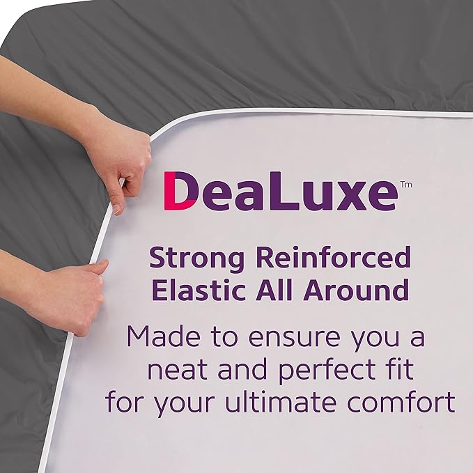 XL Twin Sheets Deep Pockets Fitted – Twin XL Fitted Sheets Only – 21” Fitted - Image 4