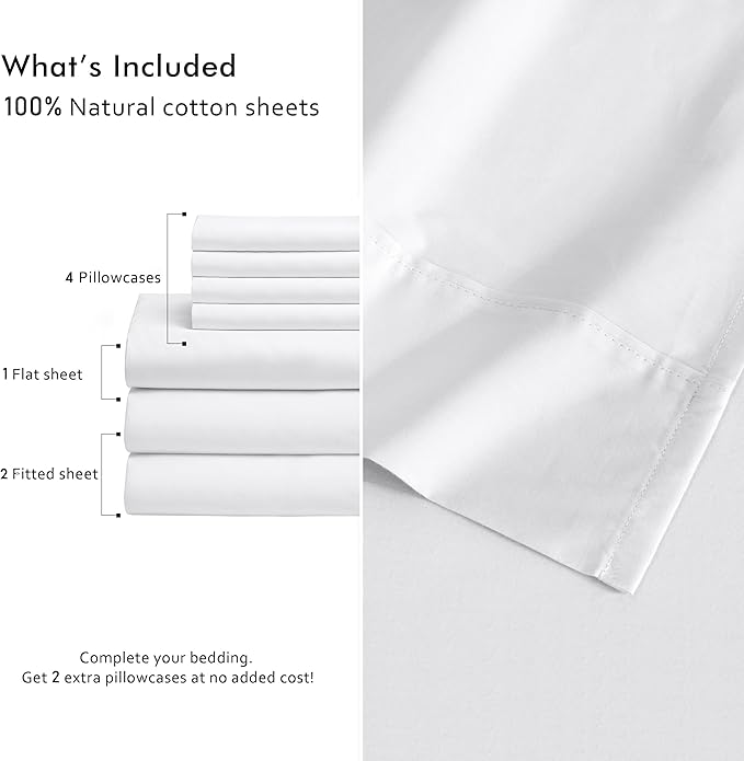 RUVANTI 7 Pcs Cotton Sheets - Image 4