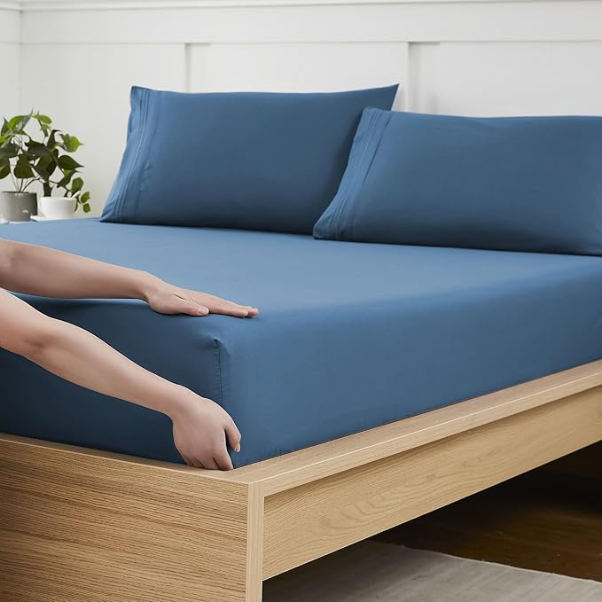 King Size Fitted Sheet Only by SweetHomeCollection