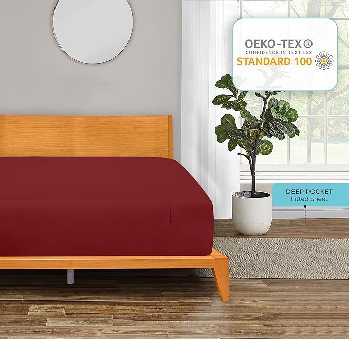 Royale Linens Fitted Sheet King - Image 7