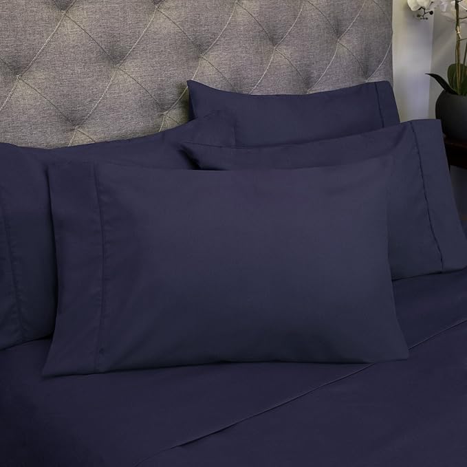 Queen Sheets Navy - Image 9