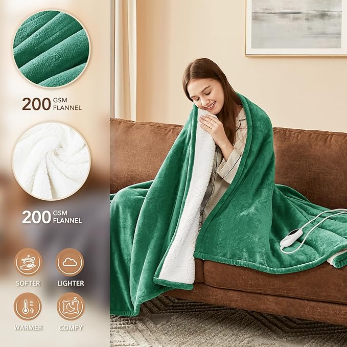 Homemate Electric Heated Blanket King Size - Image 2