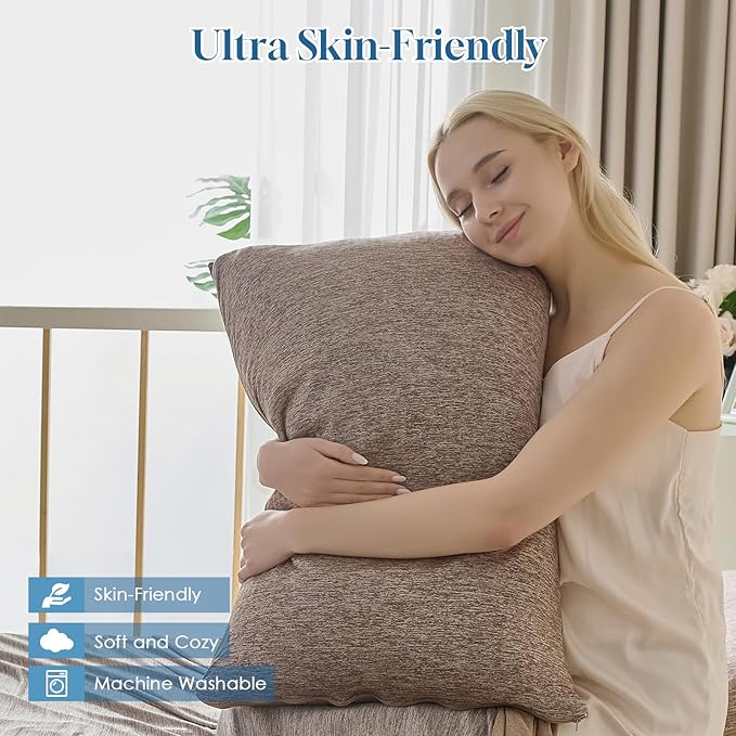 CHOSHOME Cooling Pillow Cases Zipper Pillow Covers Q-Max > 0.45 Zippered - Image 4