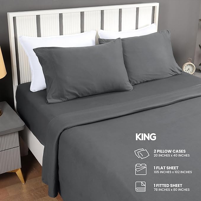 Utopia Bedding King Sheet Set - Image 3