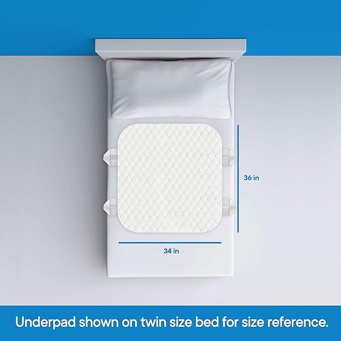 RMS Ultra Soft 4-Layer Washable and Reusable Incontinence Bed Pads - Image 2