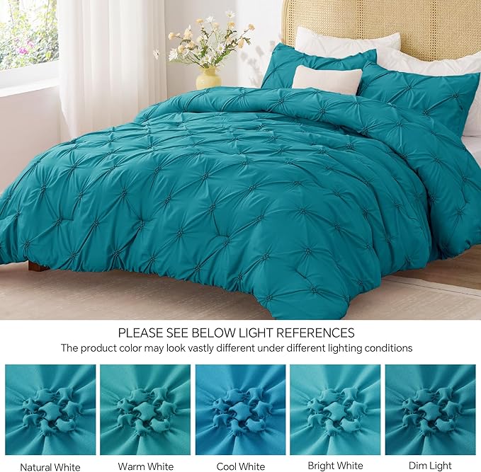 BEDELITE Teal Twin Comforter Set - Image 7