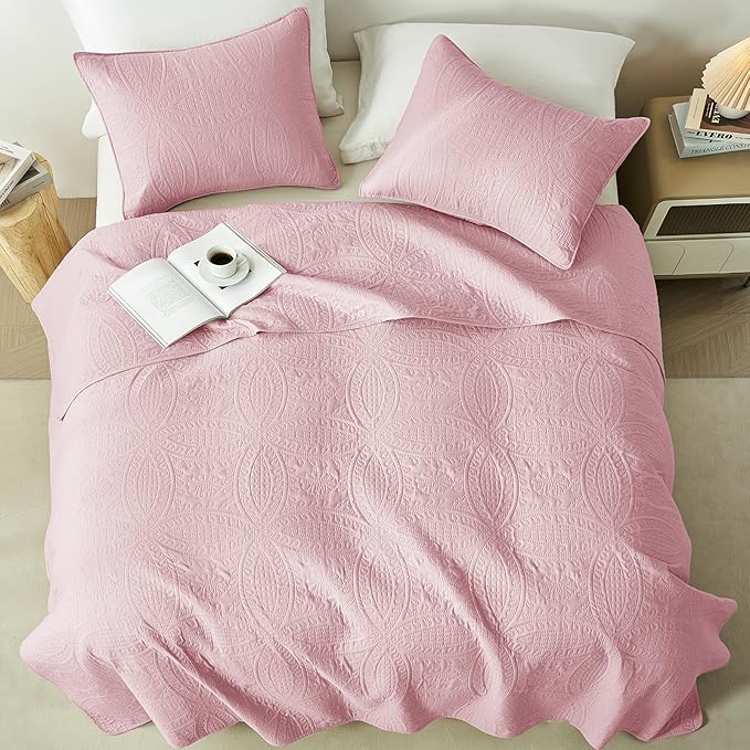 akkialla King/Cal King Quilt Set, Soft Microfiber Coverlet - Image 3