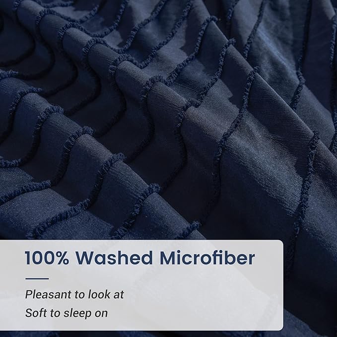 NEXHOME PRO Duvet Cover, Soft and Lightweight 100% Washed Microfiber Comforter - Image 4