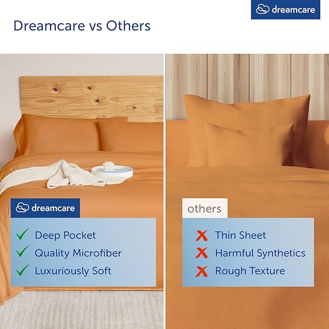DREAMCARE King Size Sheets Set - Image 4