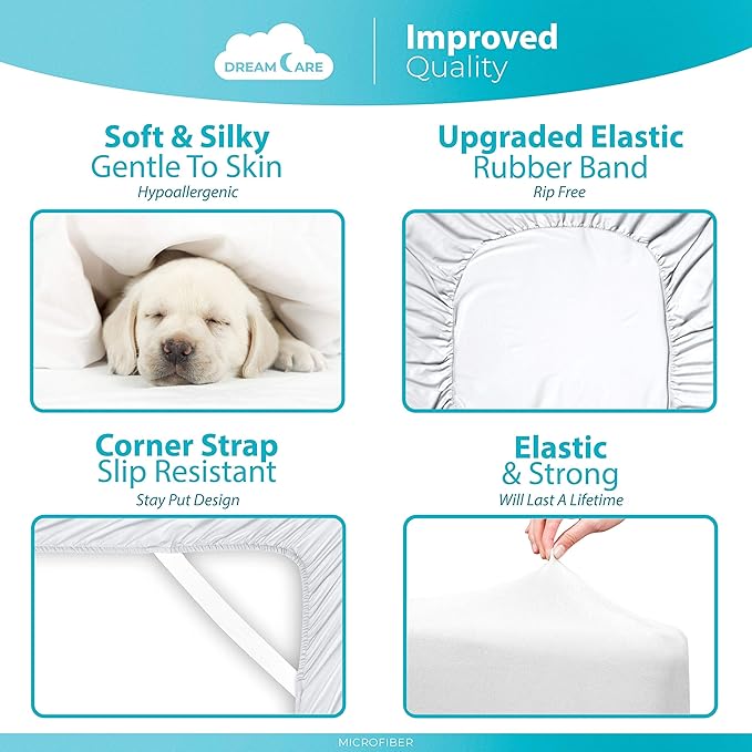 DREAMCARE Queen Fitted Sheet - Image 6