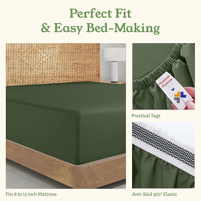 California Design Den Cal King Fitted Sheet Only - Image 6