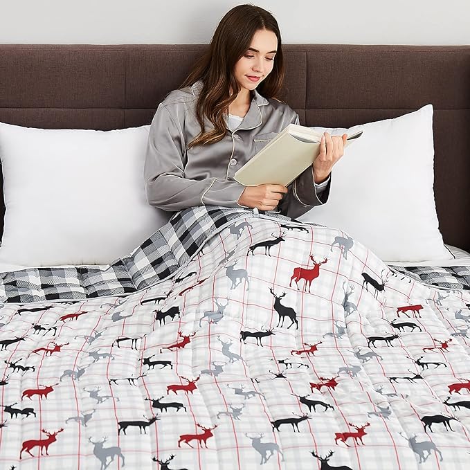 CuteKing Weighted Blanket for Adults Heavy Blanket for 180-190lbs, Weighted - Image 6