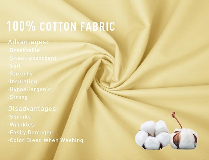 Sunflower Queen Pillowcases Set of 2, 100% Cotton Queen Size Pillow Cases 2 - Image 6