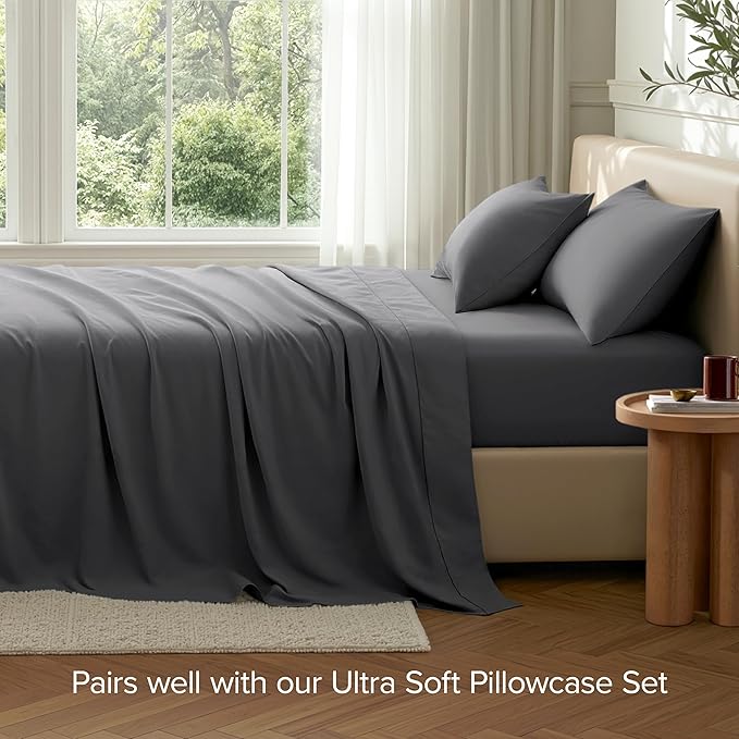 Bare Home Full Flat Sheet - Image 7