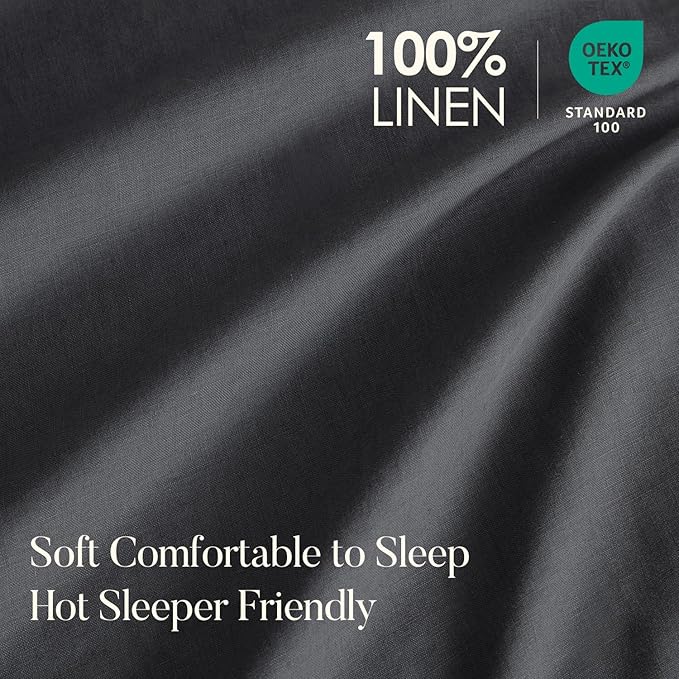 DAPU 100% Linen Duvet Cover Set - Image 2