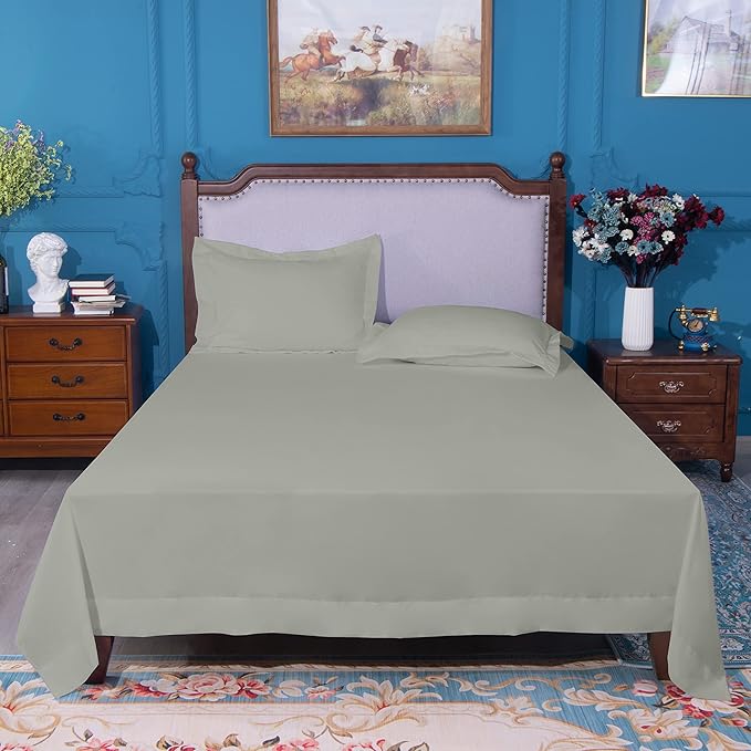 NTBAY Twin Extra-Long Flat Sheet Only - Image 4