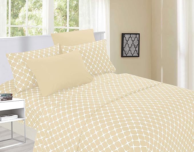 Elegant Comfort Luxury Softest and Coziest 6-Piece Bed Sheet Set, Wrinkle - Image 3