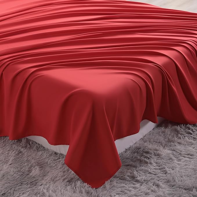 NTBAY Twin Extra-Long Flat Sheet Only - Image 7