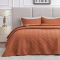 Love's cabin King Size Quilt Bedding Set Umber Bedspreads by Lovescabin