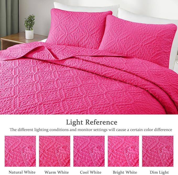 Exclusivo Mezcla Queen Quilt Bedding Set, Lightweight Soft Bedspreads Coverlets - Image 3