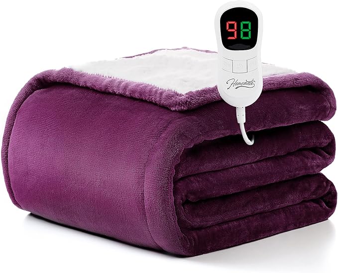 Homemate Electric Heated Blanket Full Size by Homemate