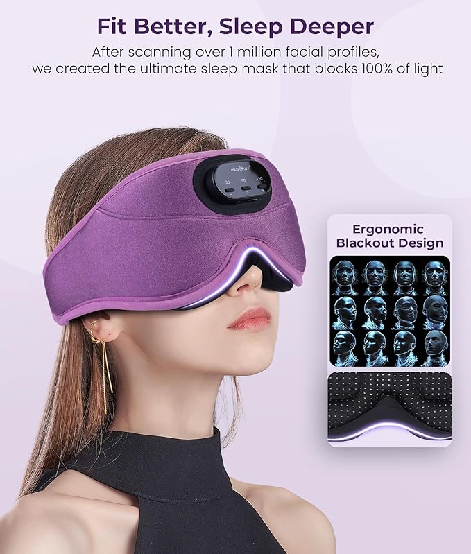 MUSICOZY 3D Bluetooth Sleep Mask - Image 3